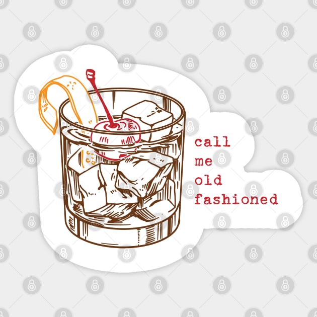Old Fashion Sticker by Laura Contarino